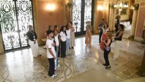 Alunos da rede estadual tiveram uma aula fora da sala e dentro da história do Rio de Janeiro