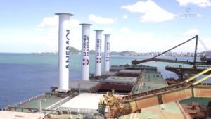 Mineradora aposta na força do vento para mudar o transporte de minério pelo mundo