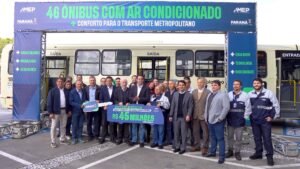 Frota da região metropolitana de Curitiba ganha 46 novos ônibus